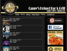 Tablet Screenshot of cappysbar.com